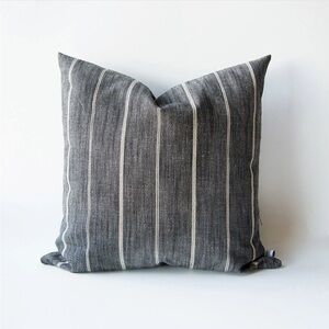 Boutique striped pillow cover